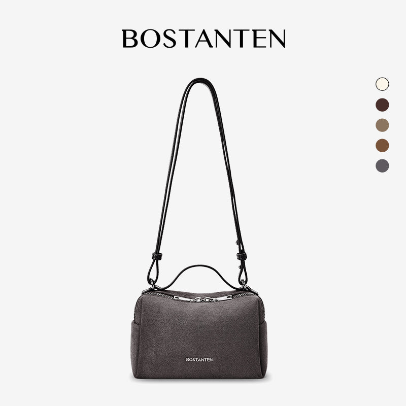 [Vanity Bag] BOSTANTEN Crossbody Bag Women's Premium Synthetic leather & Suede - Versatile 3in1 Handheld Crossbody Bag