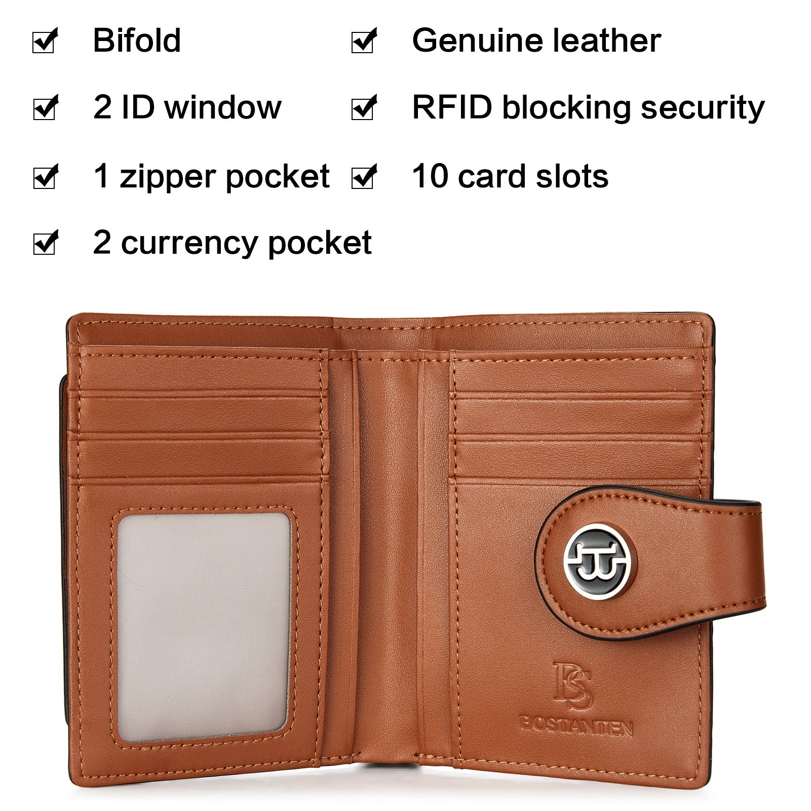 Luna RFID Genuine Leather Wallet