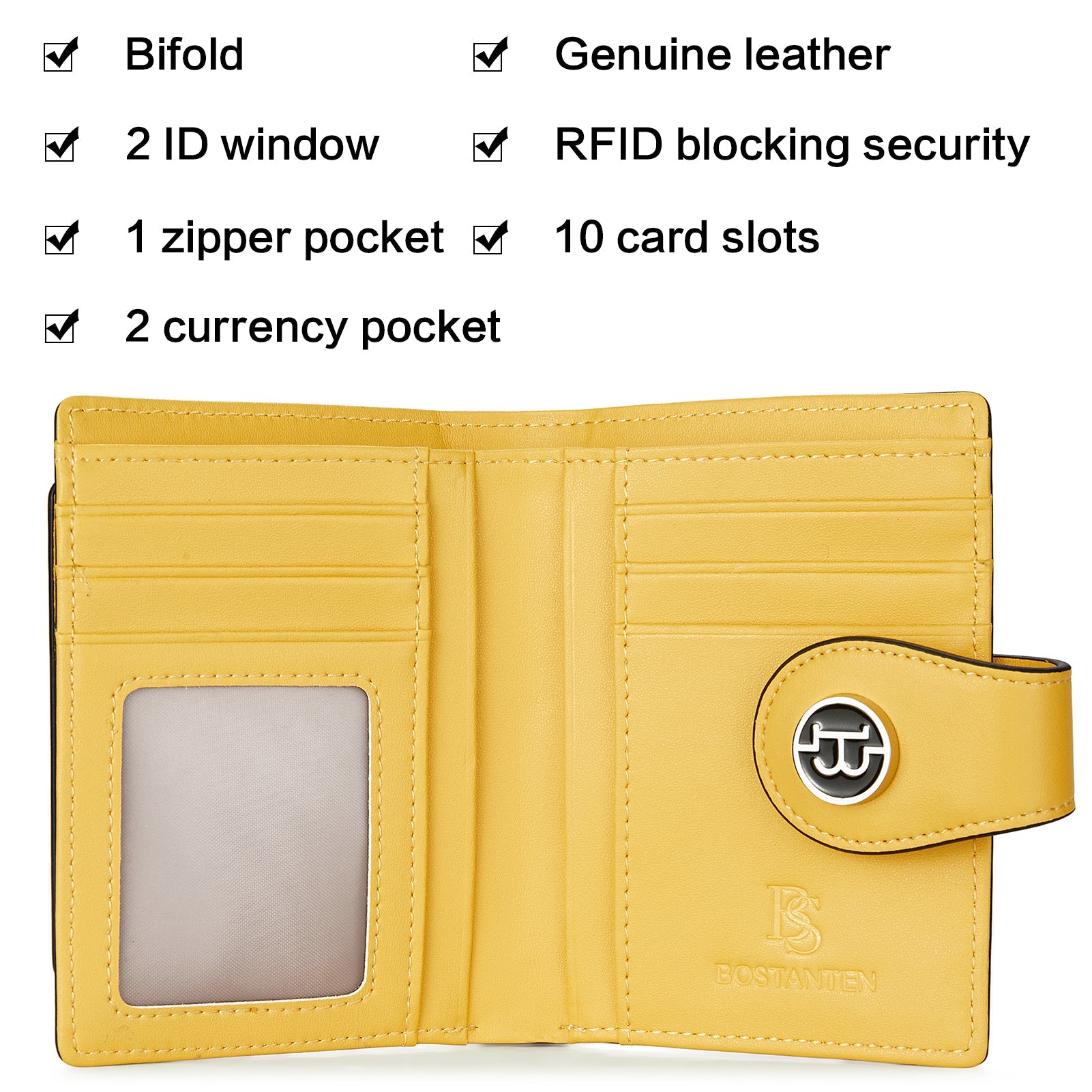 Luna RFID Genuine Leather Wallet