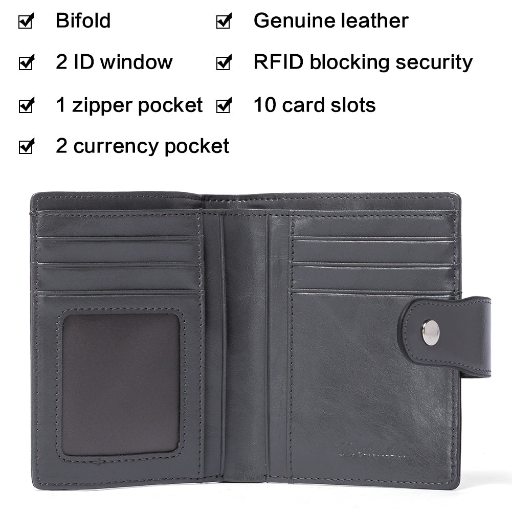 Luna RFID Genuine Leather Wallet