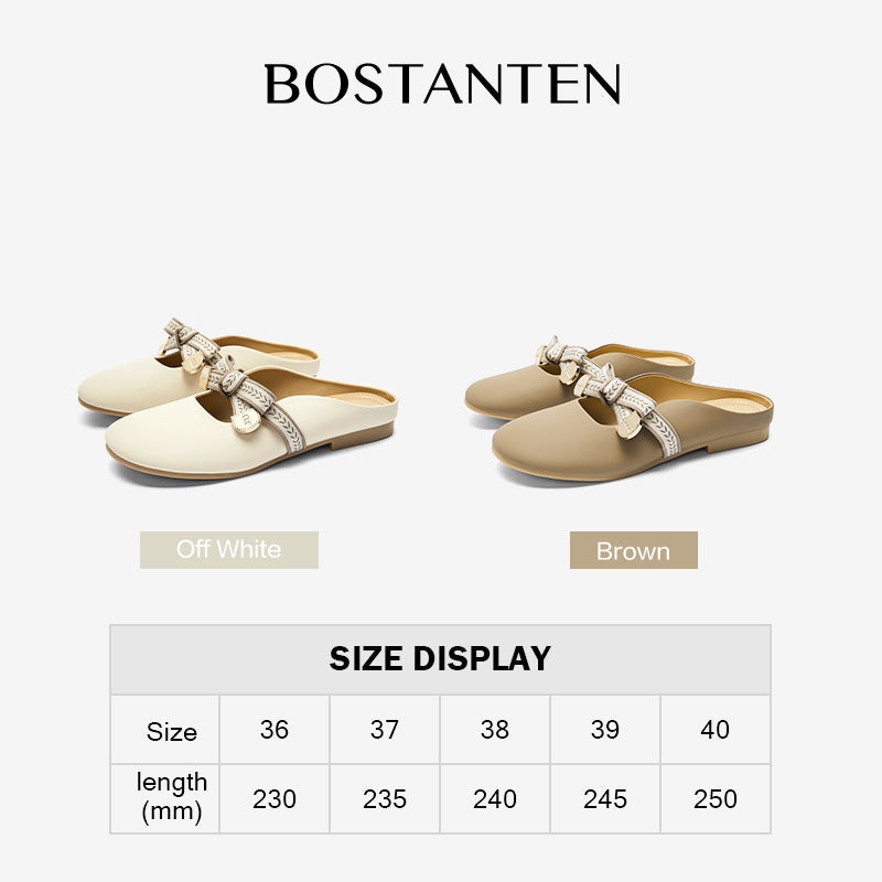 [Gina Flatshoes] Bostanten shoes Shoes Women's Sandals Mules Style