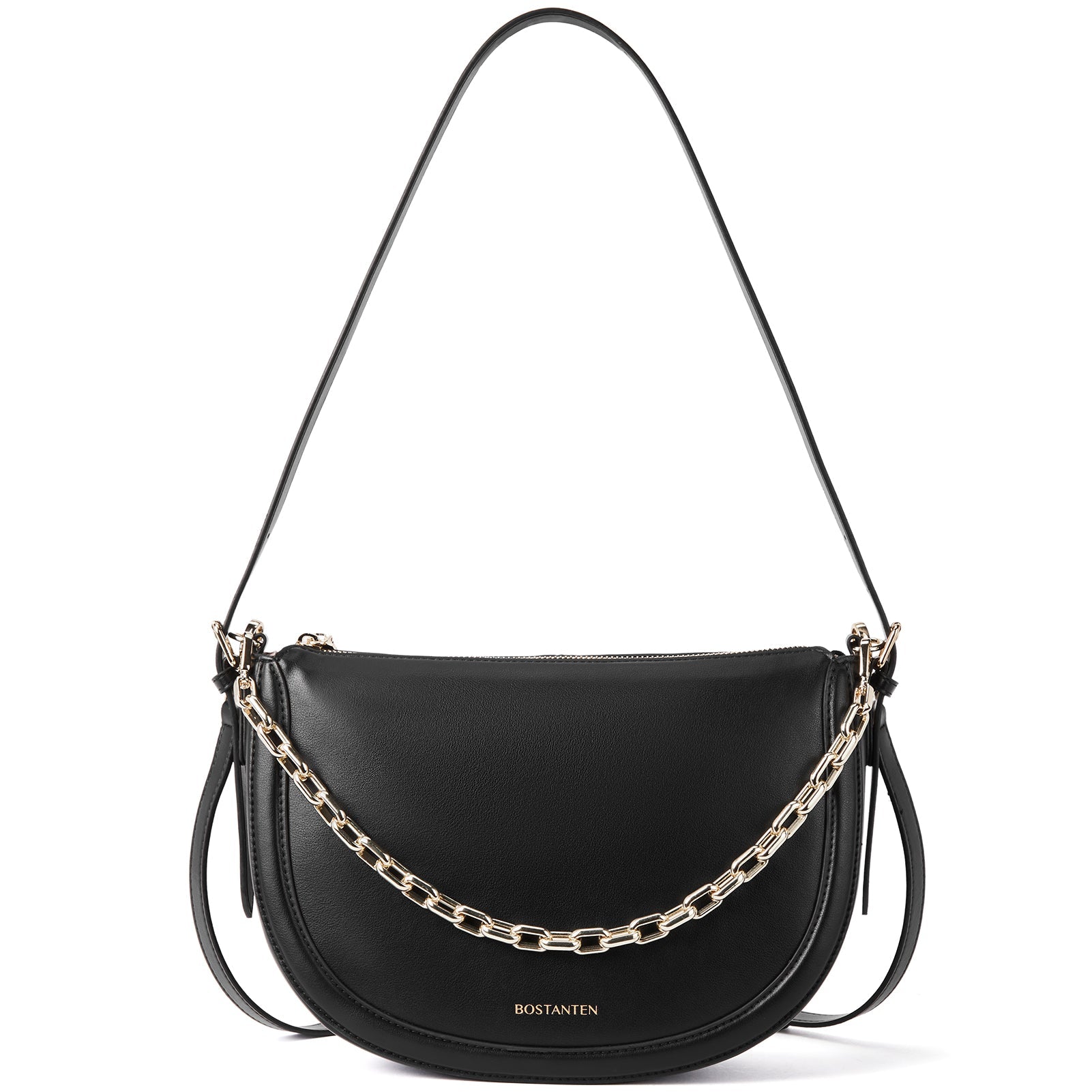 BOSTANTEN Women Shoulder Tote HandBag Designer Leather Purses Crossbody Bags with Zipper
