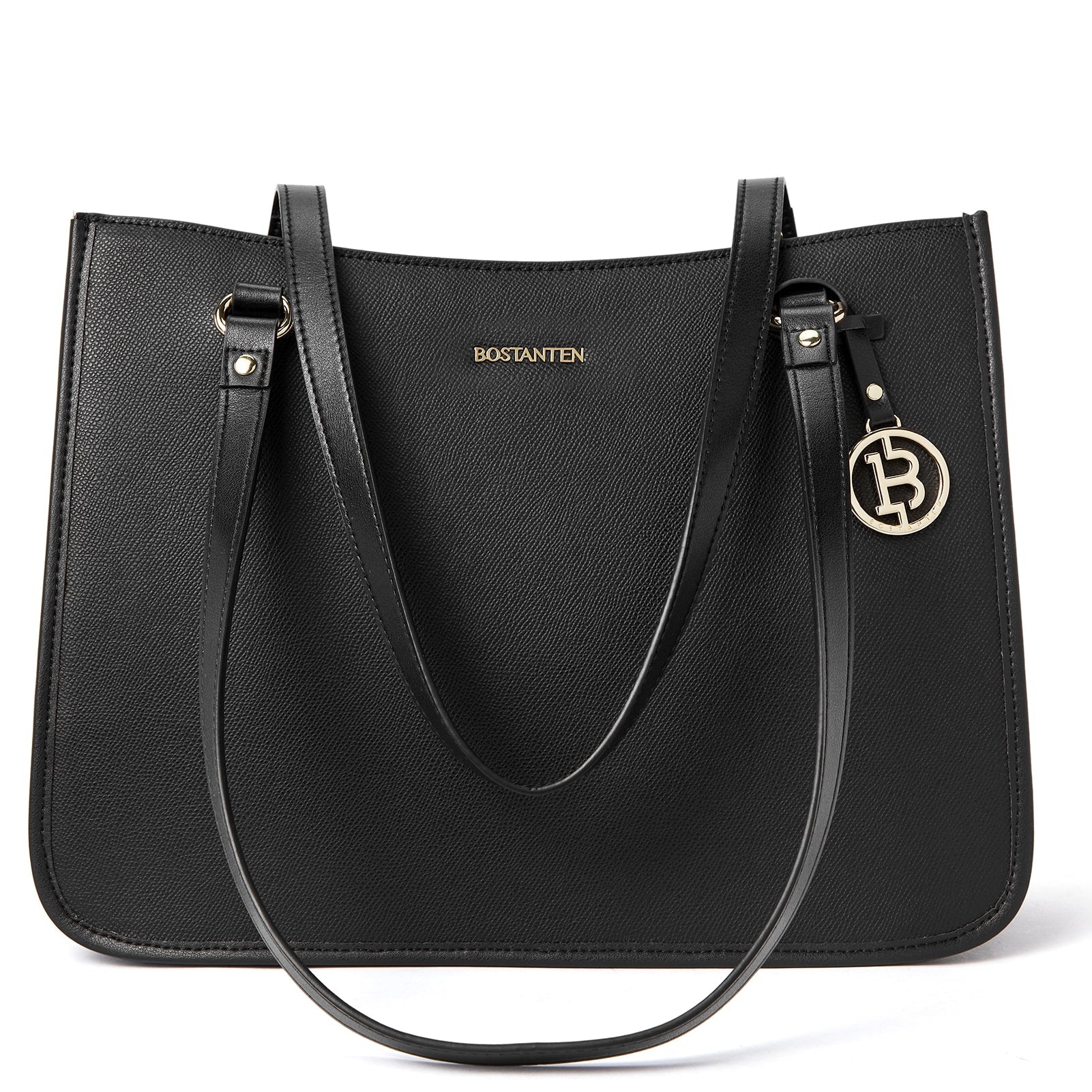 BOSTANTEN Leather Handbags Deigner Tote Bag Women Top-Handle Satchel Purses Shoulder Bags