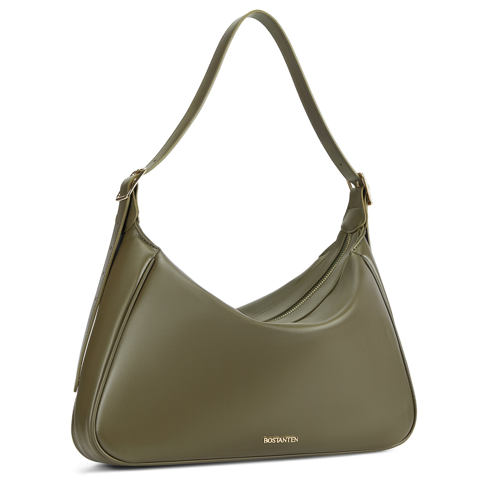 MORAVA Trendy Vegan Leather Hobo Bags - Green