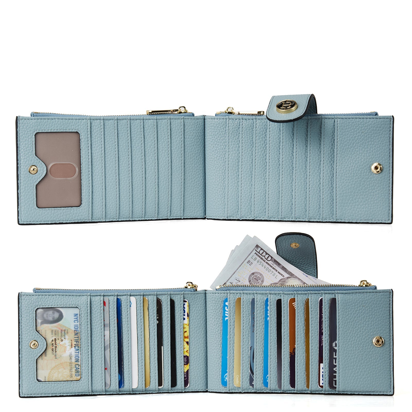 Lomy Leather Slim Wallet — Bifold Purse