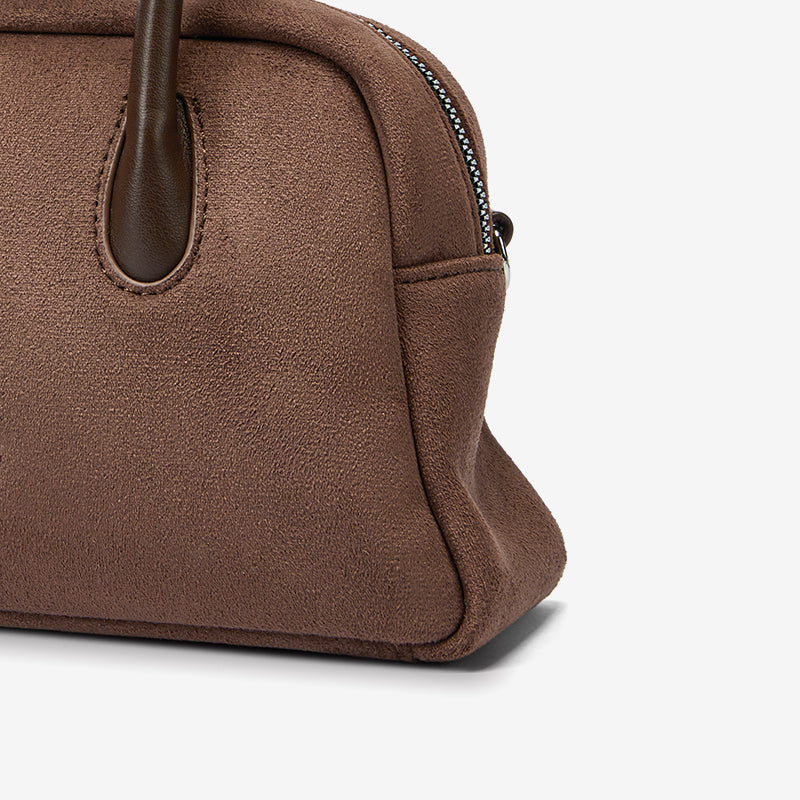 [Alma Bag] BOSTANTEN Crossbody Bag Women's Fabric Leather Suede Sling Bag Handbag Shoulder Bag
