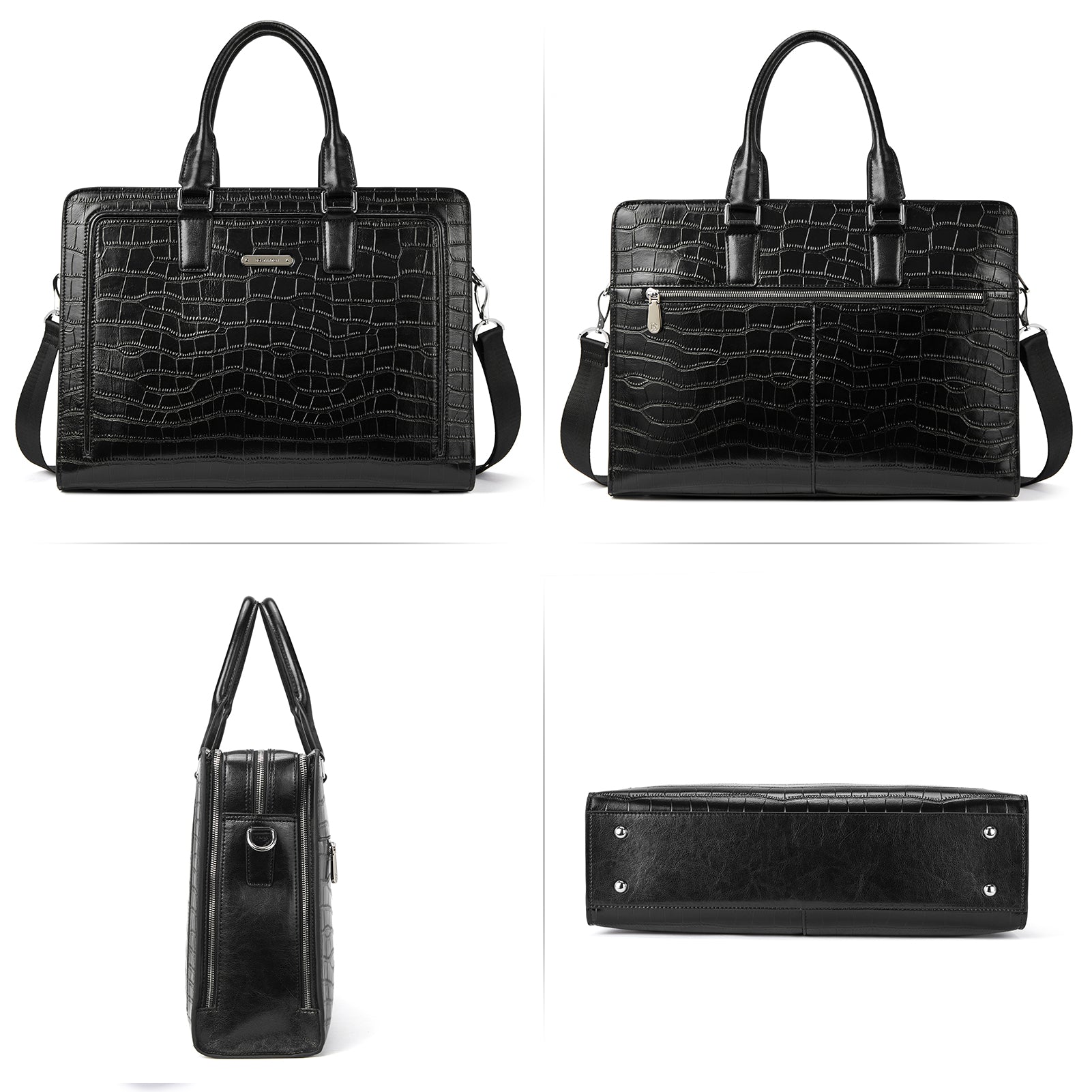 Carol Designer Briefcase For Women — Italian Leather