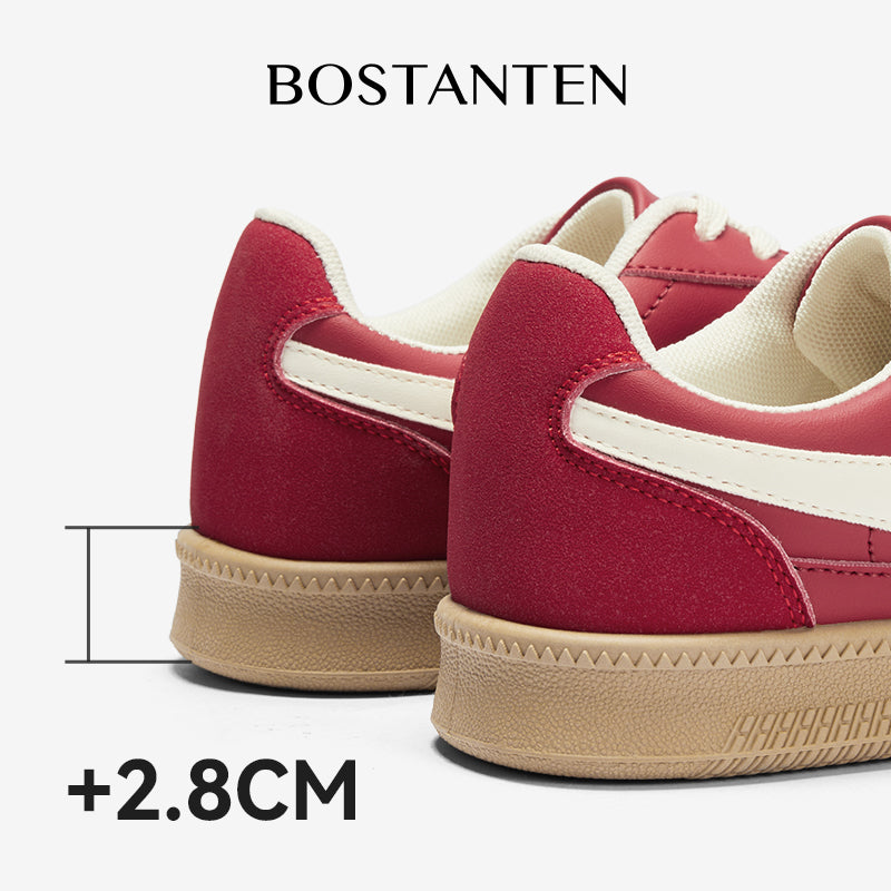 [Christy Shoes] BOSTANTEN Shoes Sneakers Lightweight and Comfortable – Design Casual Anti-slip Color Cream & Black