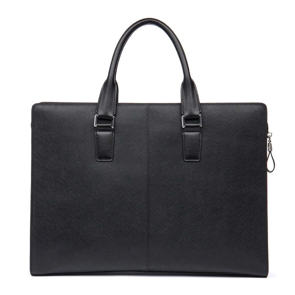 Machk  Leather Laptop Briefcase