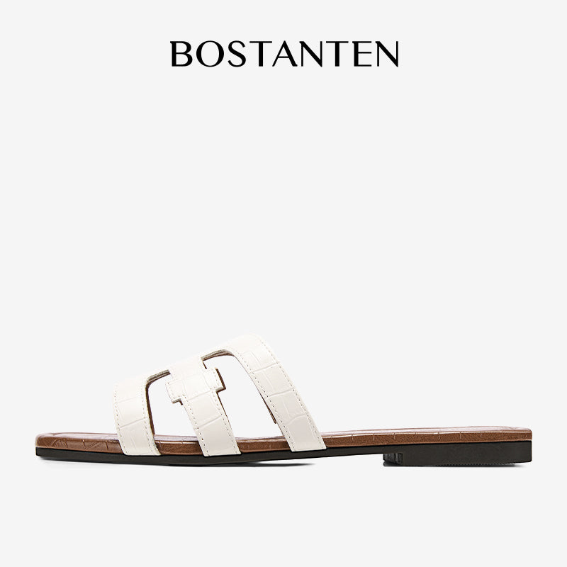 [Volcana Shoes]Bostanten Sandals Women's Sandals pantai berongga with ujung Open