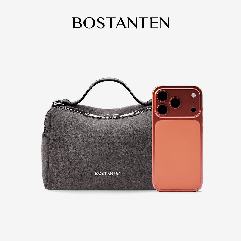 [Vanity Bag] BOSTANTEN Crossbody Bag Women's Premium Synthetic leather & Suede - Versatile 3in1 Handheld Crossbody Bag