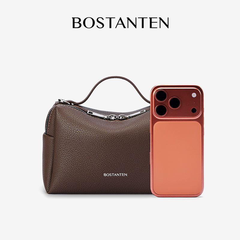 [Vanity Bag] BOSTANTEN Crossbody Bag Women's Premium Synthetic leather & Suede - Versatile 3in1 Handheld Crossbody Bag
