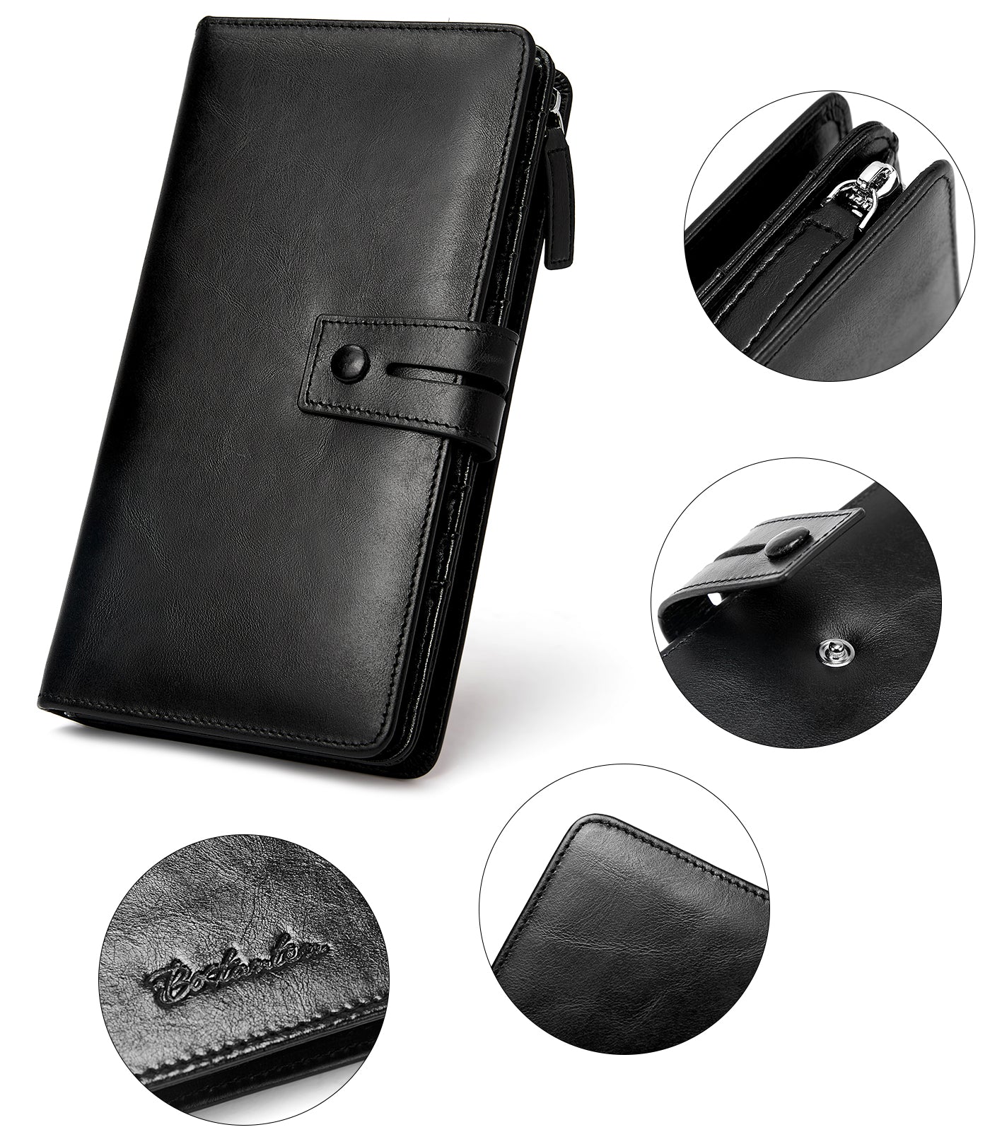 Lnna Checkbook RFID Wallet Cash Clutch Purses —— Superstar