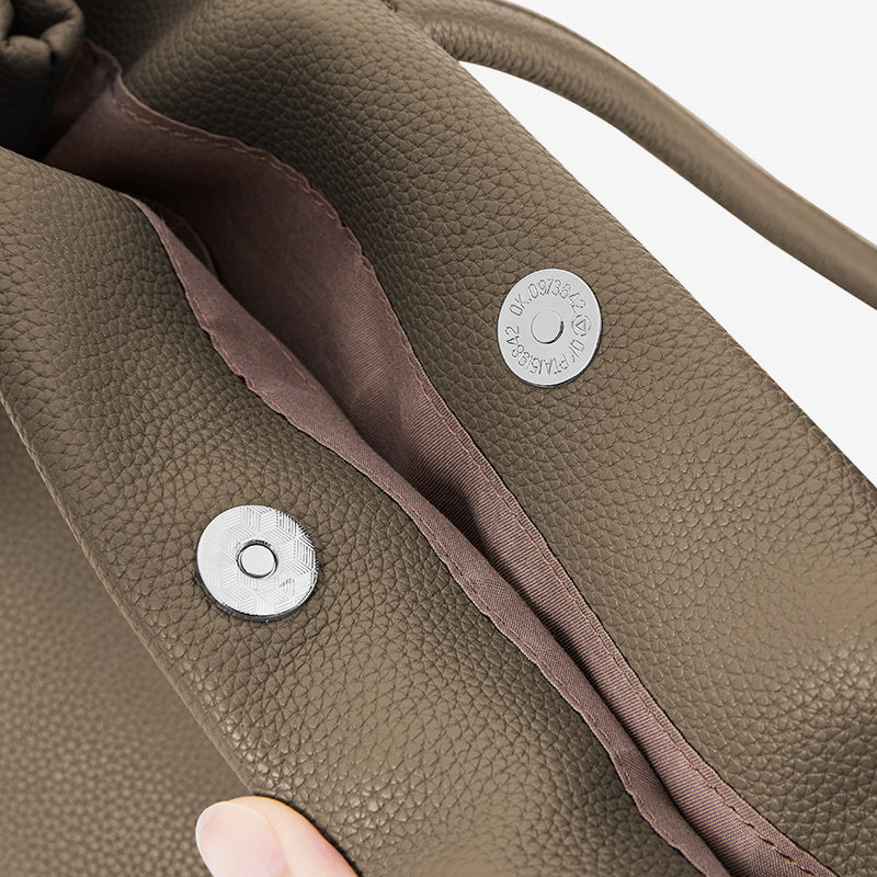 [Lock Tote bag] BOSTANTEN Tote bag PU leather Crossbody Bag Handbag Women's Korean Style Tote bag Women's