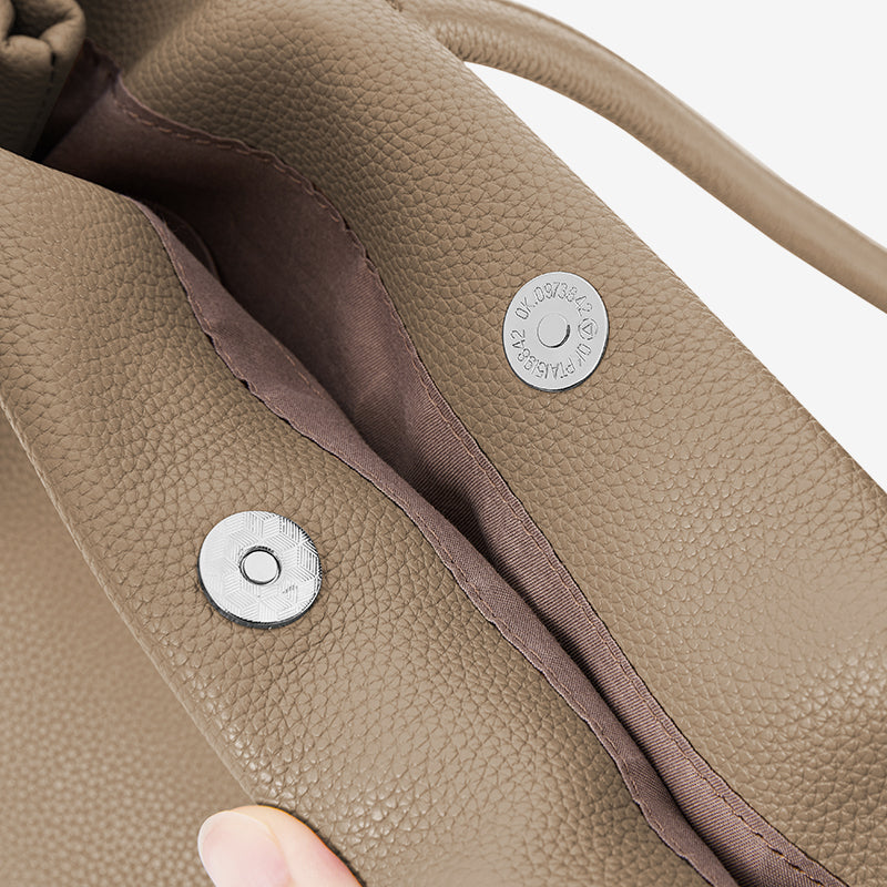 [Lock Tote bag] BOSTANTEN Tote bag PU leather Crossbody Bag Handbag Women's Korean Style Tote bag Women's