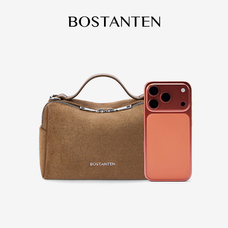 [Vanity Bag] BOSTANTEN Crossbody Bag Women's Premium Synthetic leather & Suede - Versatile 3in1 Handheld Crossbody Bag