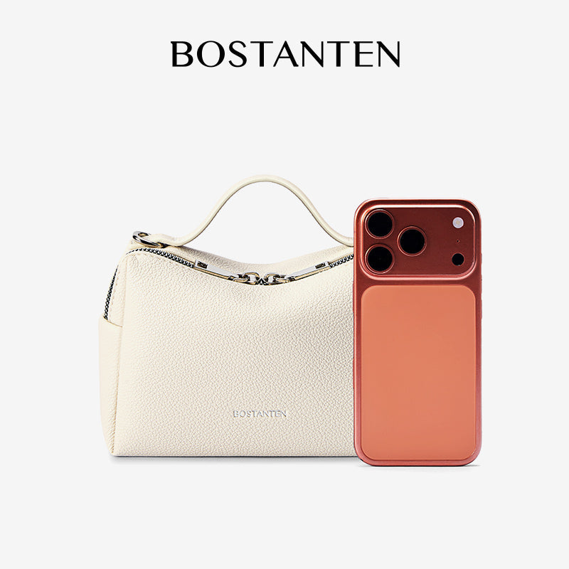 [Vanity Bag] BOSTANTEN Crossbody Bag Women's Premium Synthetic leather & Suede - Versatile 3in1 Handheld Crossbody Bag