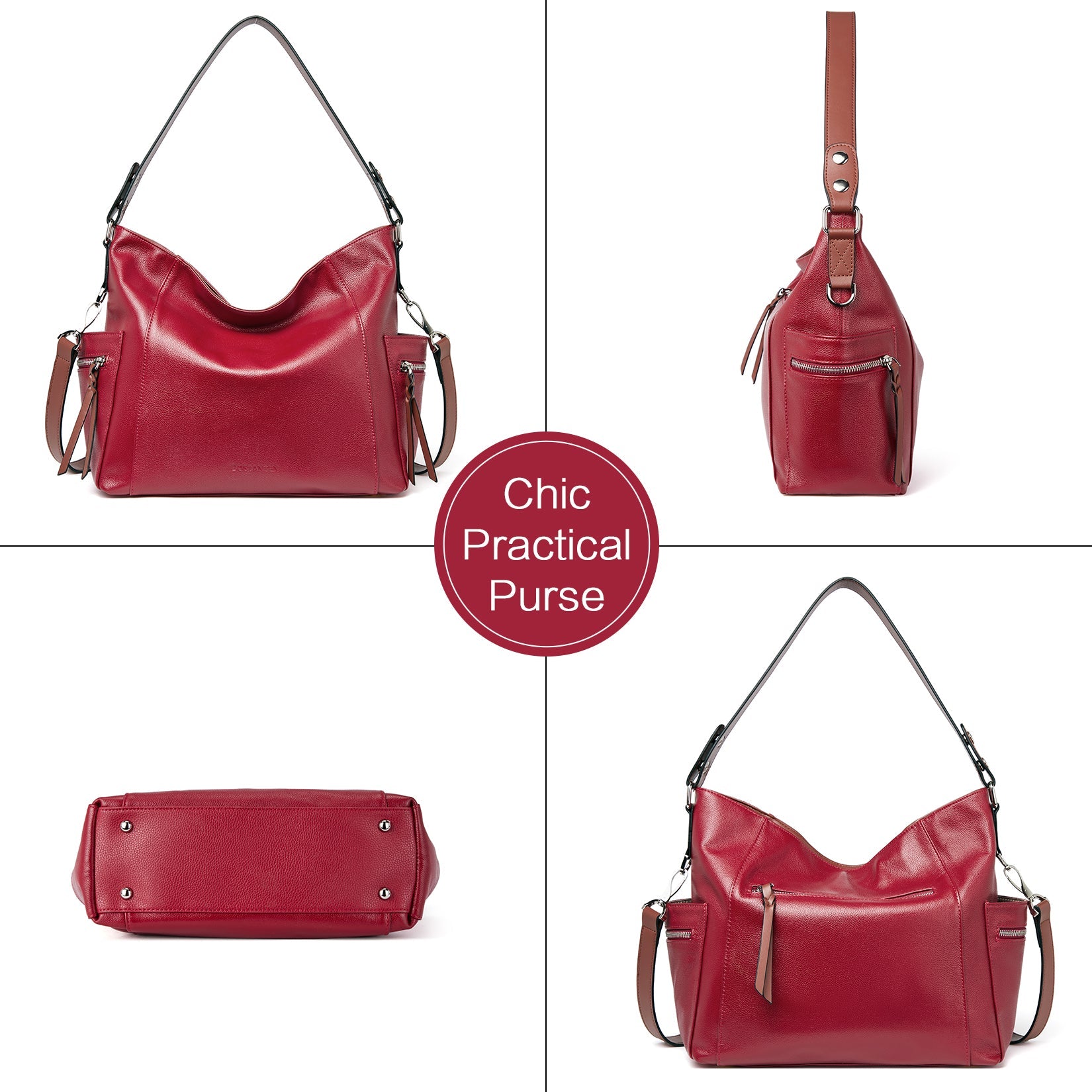 Kweli Genuine Leather Hobo Purses - Quality and Style in One