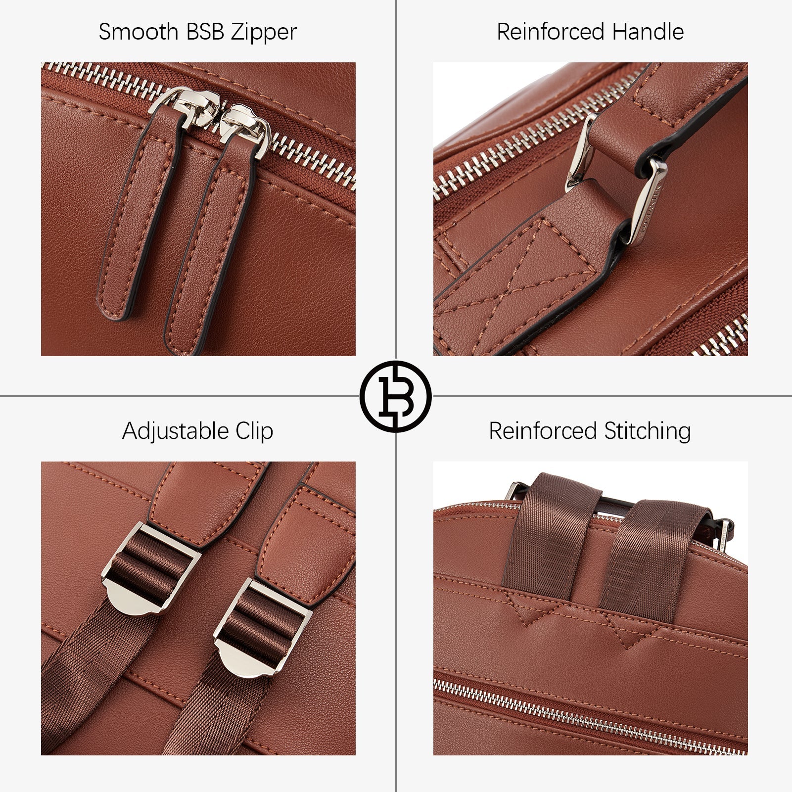 Nombongo Large Leather Backpack — Flexible