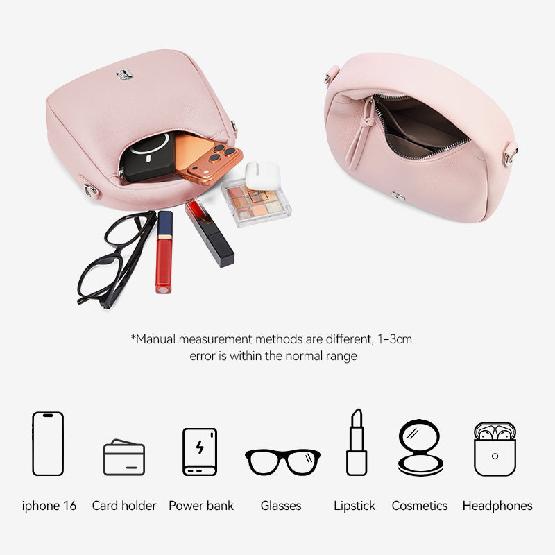 [Wander Bag] BOSTANTEN Crossbody Bag Mini 3 Ways to Wear (Strap Hand, Side, Cross) Design Compact Premium Fashion