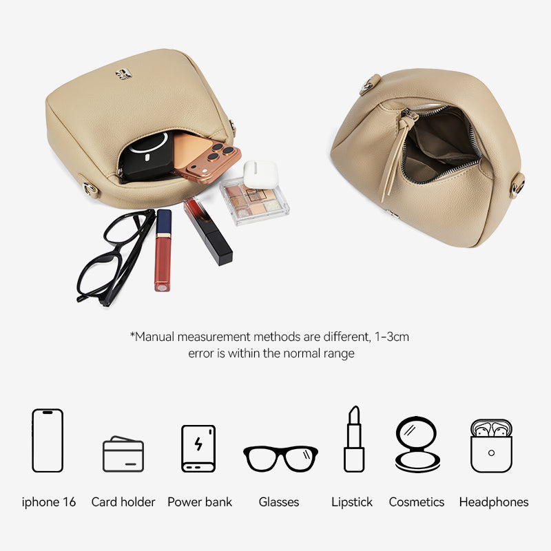 [Wander Bag] BOSTANTEN Crossbody Bag Mini 3 Ways to Wear (Strap Hand, Side, Cross) Design Compact Premium Fashion
