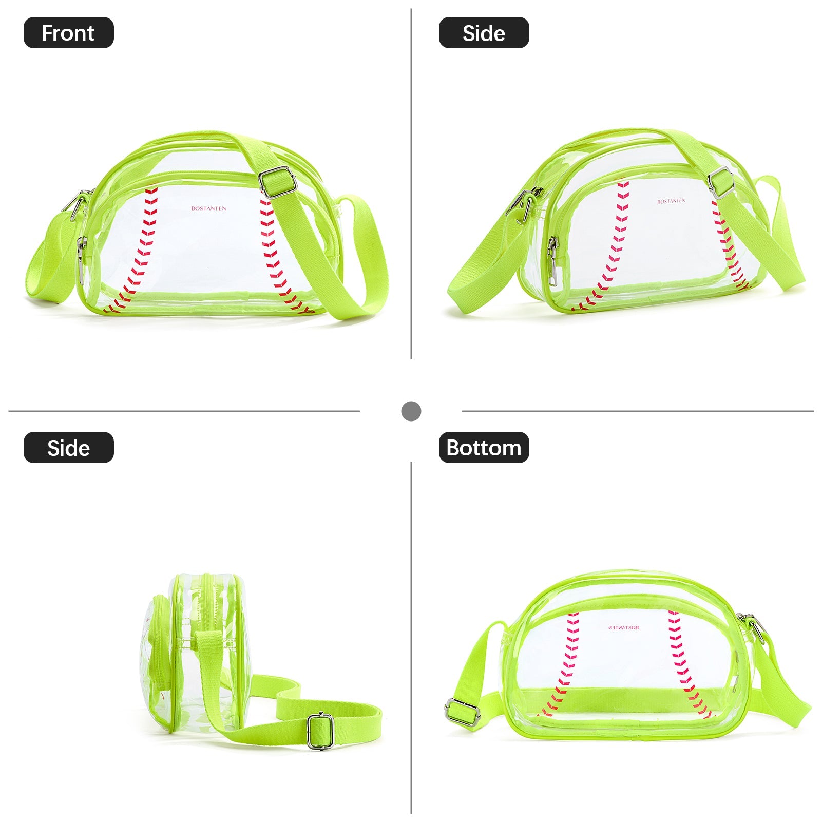 Clear Baseball Stitch Crossbody – Baseball Fans Gifts