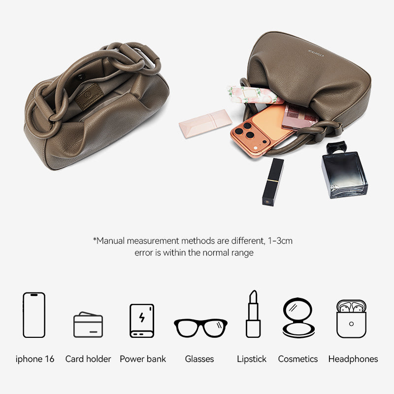 [Veneta Bag] BOSTANTEN Women Hand Bag Crossbody Bag 2026 Women's Hand Bag Sling Bag Versatile 3 in 1 Fashionable Elegant Solid Color