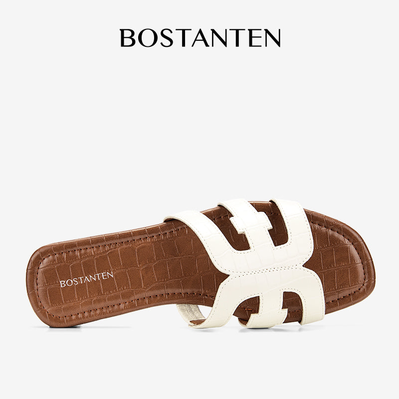 [Volcana Shoes]Bostanten Sandals Women's Sandals pantai berongga with ujung Open
