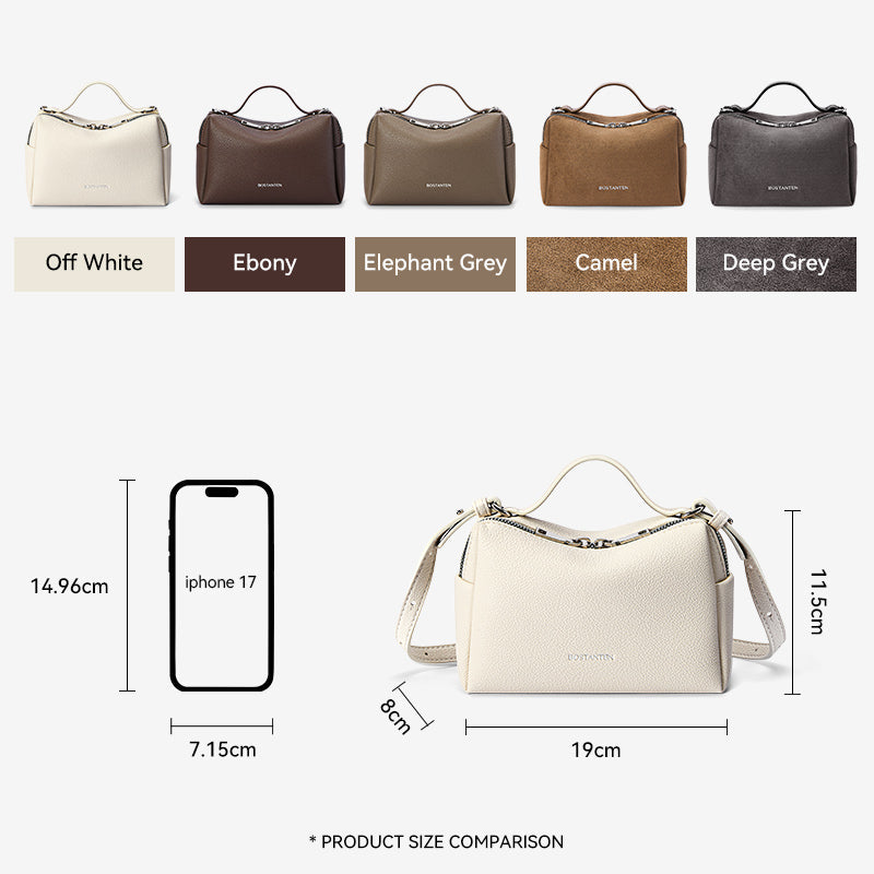 [Vanity Bag] BOSTANTEN Crossbody Bag Women's Premium Synthetic leather & Suede - Versatile 3in1 Handheld Crossbody Bag