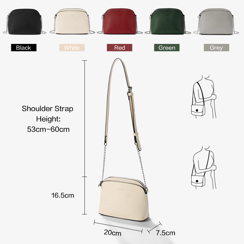 [Half Moon Bag] BOSTANTEN Crossbody Bag Women's – Sling Bag Elegant Formal/Casual Synthetic leather