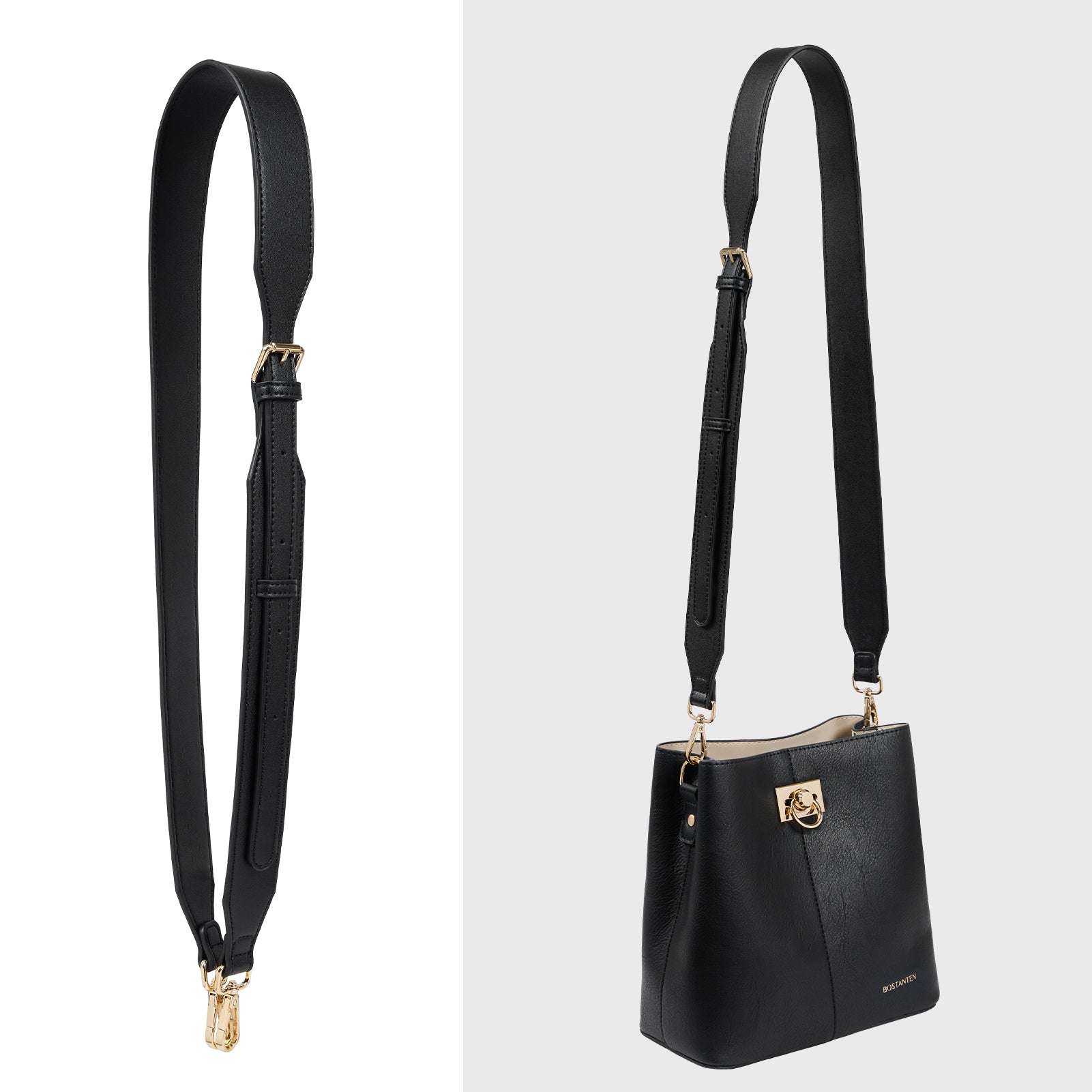Extra Wide Leather Strap - More Comfortable