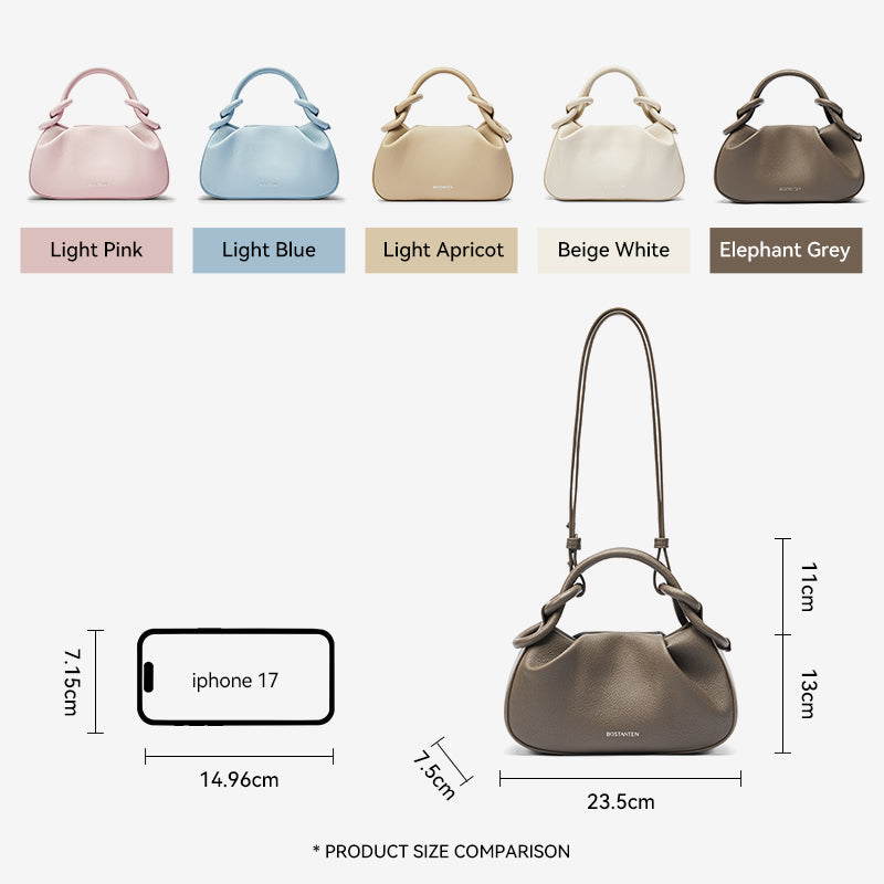[Veneta Bag] BOSTANTEN Women Hand Bag Crossbody Bag 2026 Women's Hand Bag Sling Bag Versatile 3 in 1 Fashionable Elegant Solid Color