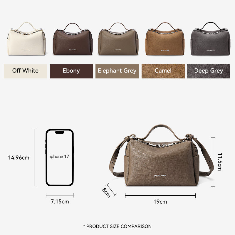 [Vanity Bag] BOSTANTEN Crossbody Bag Women's Premium Synthetic leather & Suede - Versatile 3in1 Handheld Crossbody Bag