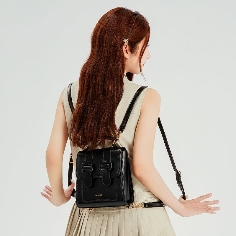 [Ice Cream Backpack] BOSTANTEN Backpack Women's Trendy Women's Backpack High-Quality Water resistant School Bag