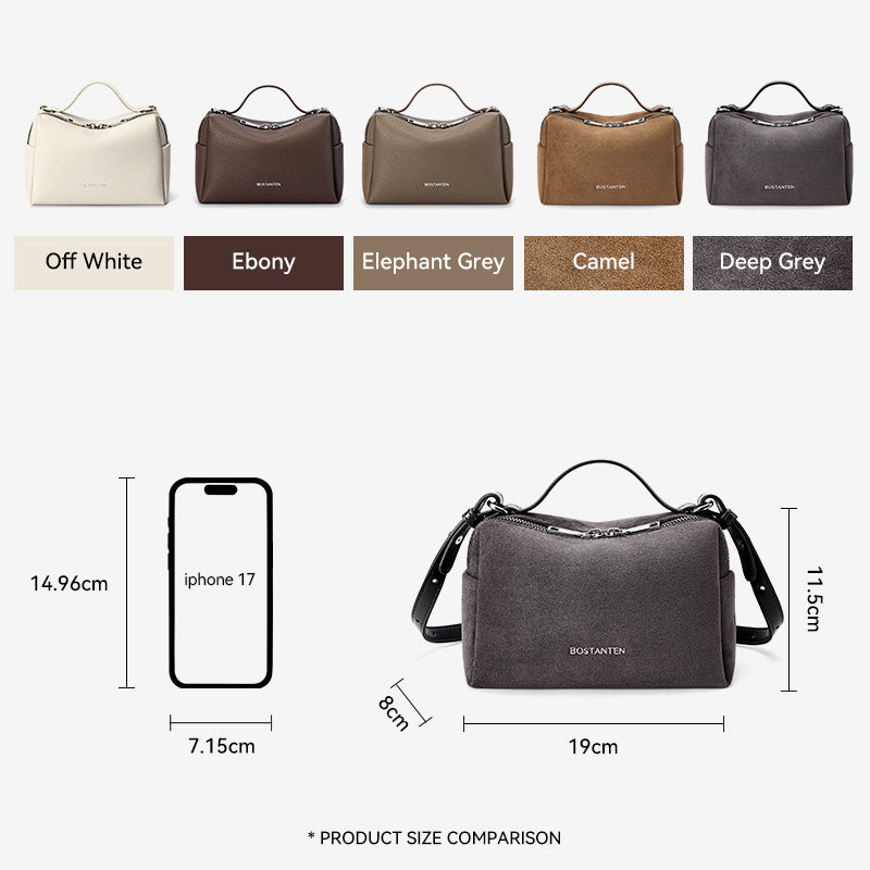 [Vanity Bag] BOSTANTEN Crossbody Bag Women's Premium Synthetic leather & Suede - Versatile 3in1 Handheld Crossbody Bag