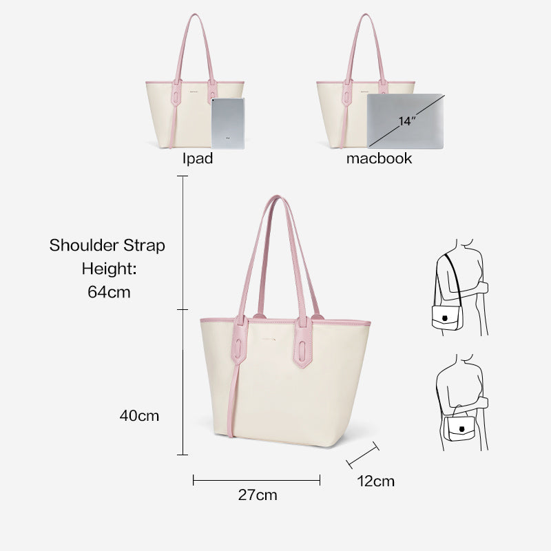 [Kayla Bag] BOSTANTEN Tote Bag Women's – Synthetic leather, For office & College, Style Simple
