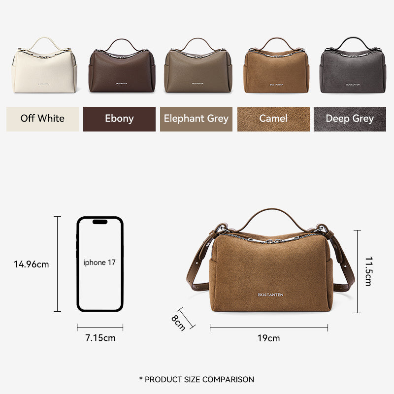 [Vanity Bag] BOSTANTEN Crossbody Bag Women's Premium Synthetic leather & Suede - Versatile 3in1 Handheld Crossbody Bag