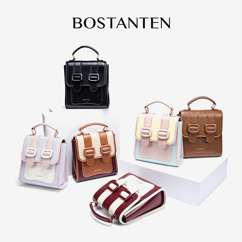[Ice Cream Backpack] BOSTANTEN Backpack Women's Trendy Women's Backpack High-Quality Water resistant School Bag