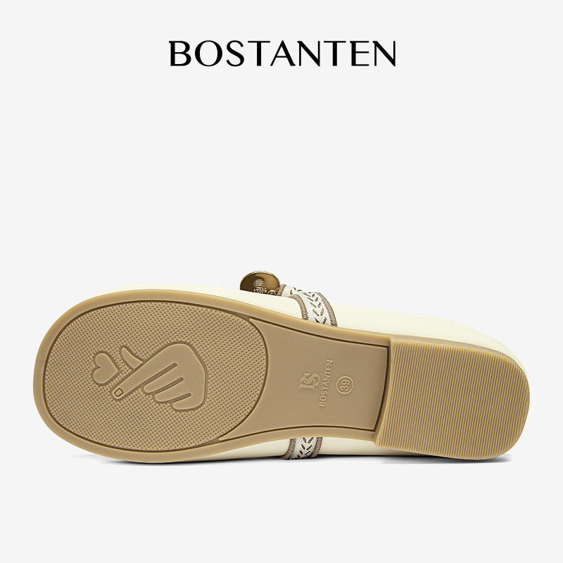 [Gina Flatshoes] Bostanten shoes Shoes Women's Sandals Mules Style