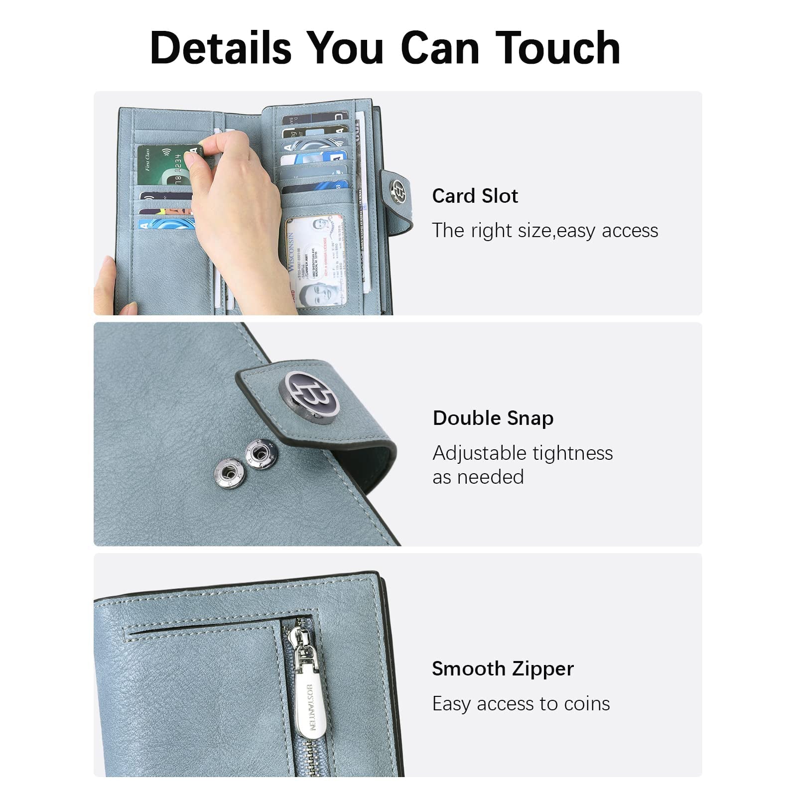 Lomy RFID Genuine Leather Wallet — Checkbook