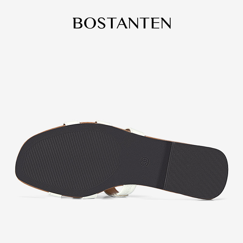 [Volcana Shoes]Bostanten Sandals Women's Sandals pantai berongga with ujung Open