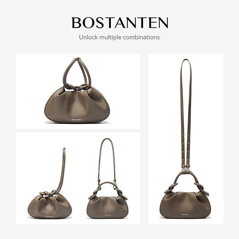 [Veneta Bag] BOSTANTEN Women Hand Bag Crossbody Bag 2026 Women's Hand Bag Sling Bag Versatile 3 in 1 Fashionable Elegant Solid Color