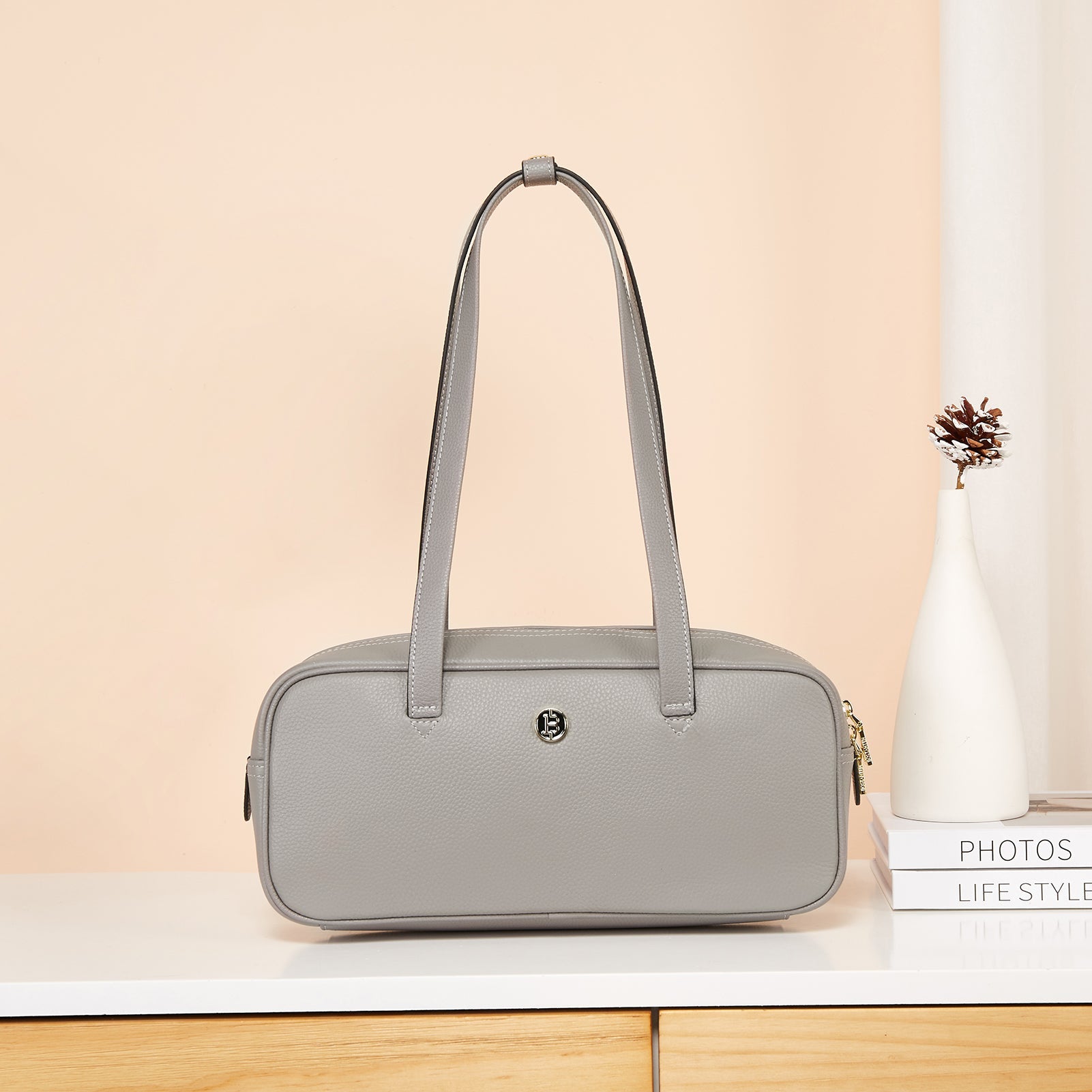 BOSTANTEN Women Satchel Handbags Designer Shoulder Bags Genuine Leather Top Handle Purses