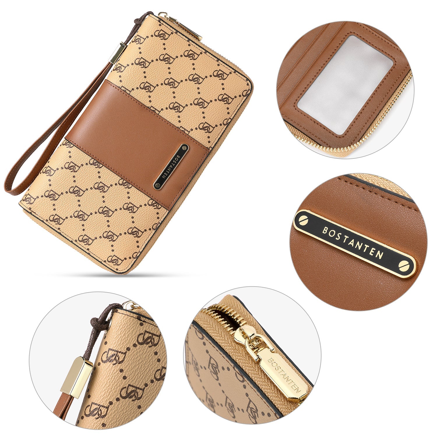 Savill Clutch Wristlet Wallet — Elegant Patterns