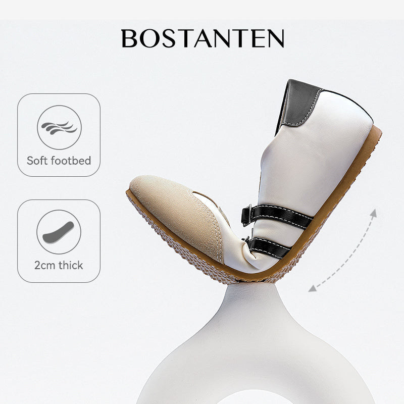 [Twinsy Shoes] Bostanten Shoes Marry Jane Ballet Women's Elegant Double Strap Comfortable Trendy‌