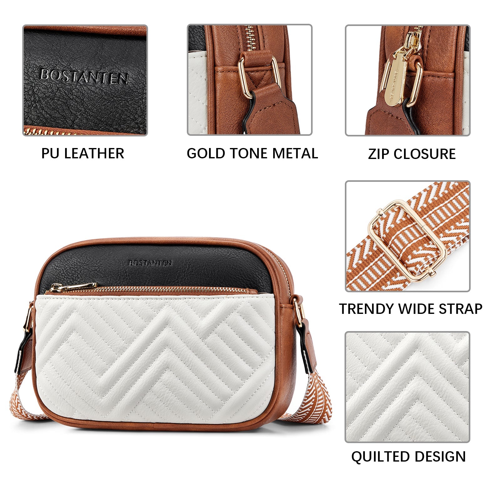 Nola Stylish Quilted Crossbody Bag for Women