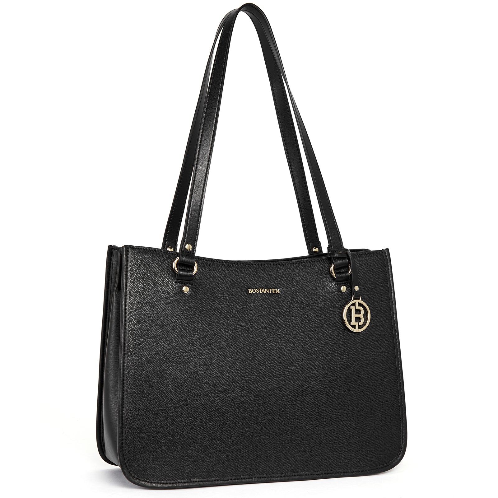 BOSTANTEN Leather Handbags Deigner Tote Bag Women Top-Handle Satchel Purses Shoulder Bags