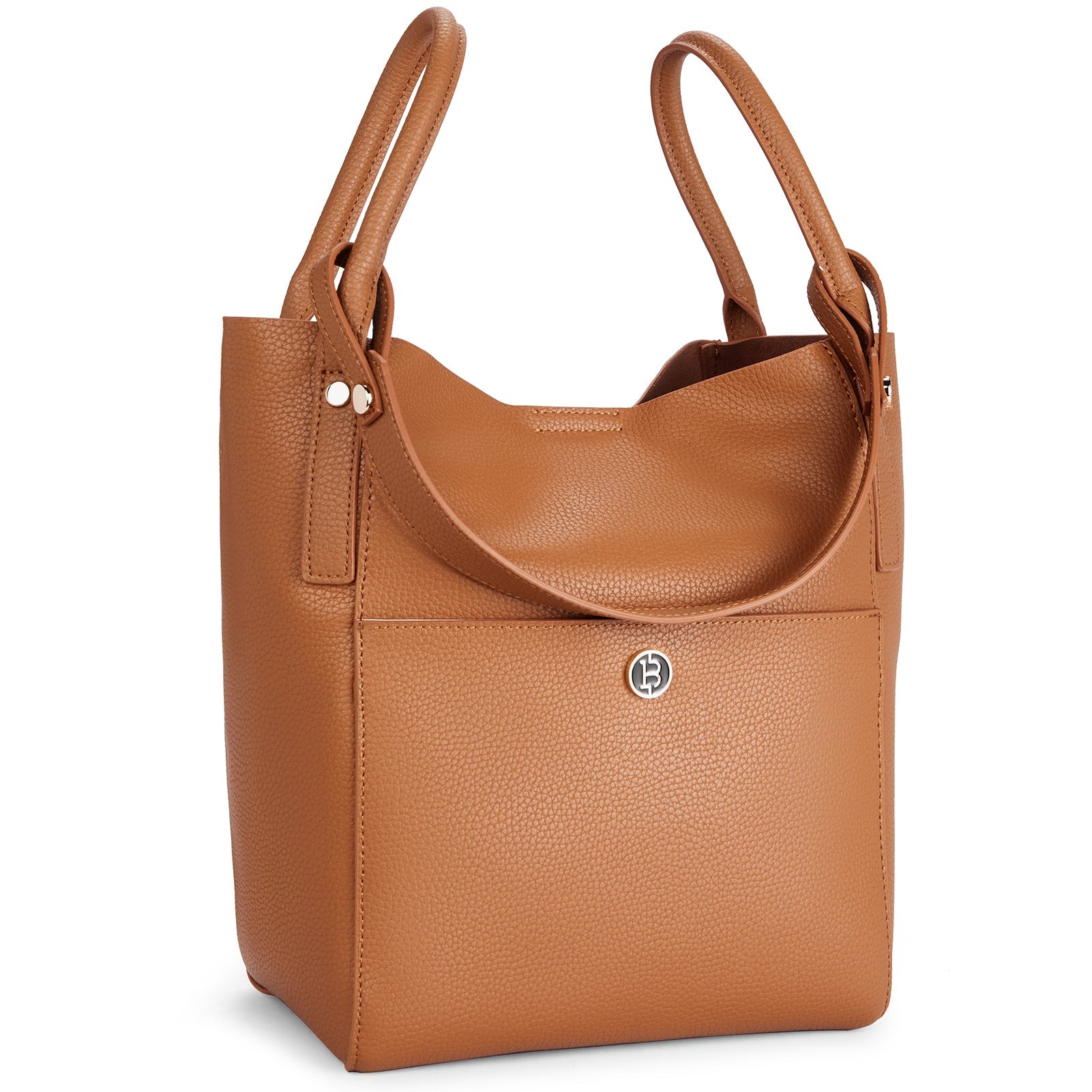 BOSTANTEN Women Handbags Leather Purses Designer Hobo Bucket Tote Bags with Zipper Pouch
