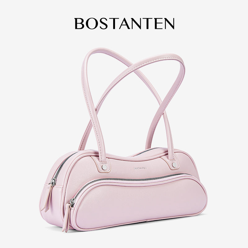 [Bobo Bag] BOSTANTEN Handbag Women's Fashion New Shoulder Bag Bag Bowling Design