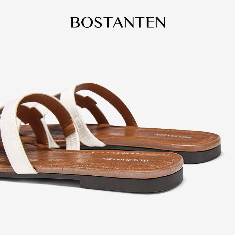 [Volcana Shoes]Bostanten Sandals Women's Sandals pantai berongga with ujung Open